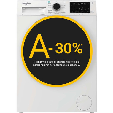 Whirlpool Lavatrice smart connessa con WiFi 9 kg -...