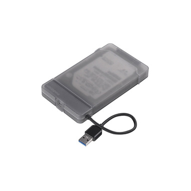 Mediacom MD-S408 contenitore di unità di archiviazione Custodia per Disco Rigido (HDD) Translucent 2.5"