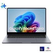 Samsung Galaxy Book6 Ultra (16", Ultra 7 356H, 32GB), Copilot+PC, NVIDIA® GeForce RTX™ 5060, Processore lntel® Core™ Ultra 7 356H, 1TB, Portatile, Batteria fino a 30 ore*, Dynamic AMOLED 2X, Touchscreen, Touchpad Aptico, Galaxy Al, Gray