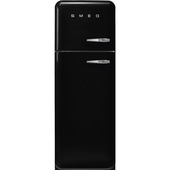 Smeg FAB30LBL6 frigorifero con congelatore Libera installazione 294 L Nero Made in Italy