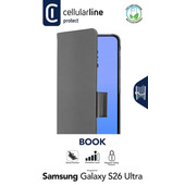 Cellularline Book - Galaxy S26 Ultra La protezione essenziale con chiusura di sicurezza magnetica