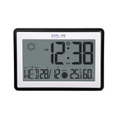 Explore Scientific RDC8002 stazione meteorologica digitale Nero, Bianco LCD Batteria