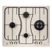Electrolux RGG 6243 LON Sabbia Da incasso 60 cm Gas 4 Fornello(i)