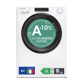 Candy Smart Pro Inverter CSO496TMB6-S lavatrice Caricamento frontale 9 kg 1400 Giri/min Bianco