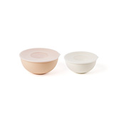 Fratelli Guzzini 29264952 recipiente per cibo Rotondo Set Rosa, Bianco 2 pz