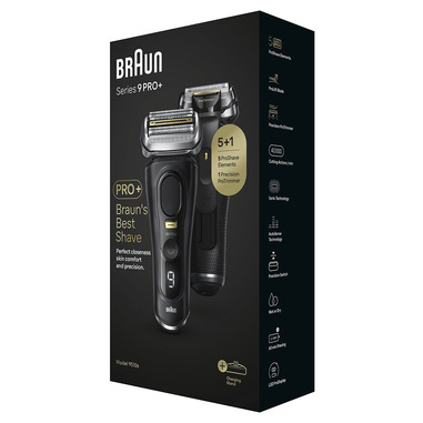 Braun Series 9 Pro+ 9510s Wet & Dry Rasoio Trimmer Nero