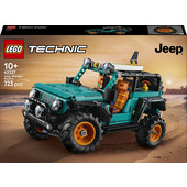 LEGO Technic 42227 SUV Jeep Wrangler Rubicon, Macchina Giocattolo Fuoristrada con Motore V6, Sterzo e Sospensioni, Regalo 10+