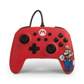 PowerA Mario Nero, Rosso USB Gamepad Analogico/Digitale Nintendo Switch