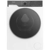 Hotpoint Ariston HP 124 CARE IT lavatrice 12kg A-40%, inverter 1400 giri, vapore, Wi-Fi, display XL, bianca porta nero/silver