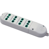 FANTON 48022 prolunghe e multiple 4 presa(e) AC Interno Bianco