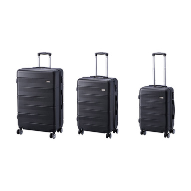 AD Trend 102704 bagaglio Set di valigie Guscio rigido Nero 32 L