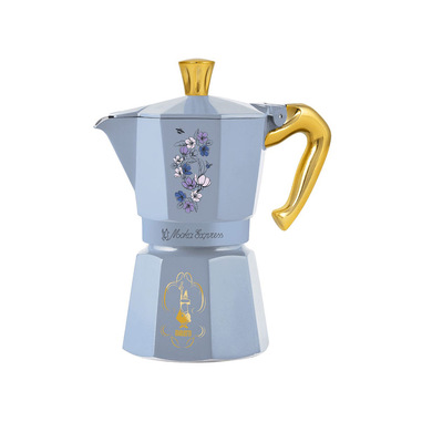 Bialetti Bridgerton Moka Nero, Blu, Oro, Giallo