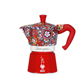 Bialetti Dolce&Gabbana Moka Express Blu, Rosso, Bianco