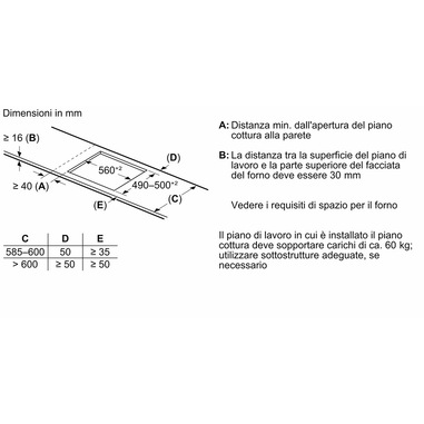 Bosch Serie 6 PIX631HC1E Piano cottura a induzione 60 cm Nero, senza profili
