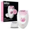 Miniatura prodotto Braun Epilatore Elettrico Donna Silk-épil 3, Epilatore Con Cavo Per Epilazione, Pelle Liscia Per Settimane, 3-031, Rosa