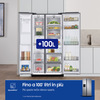 Miniatura prodotto RS68A854CSL frigorifero Side by Side Serie 8000 Libera installazione con congelatore 635 L con dispenser acqua e ghiaccio senza allaccio idrico Classe C, Inox