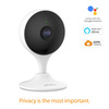 Miniatura prodotto Cue 2 Telecamera 2MP da interno con supporto magnetico - Baby Monitor e Rilevamento pianto o suono anomali