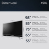 Miniatura prodotto Sony BRAVIA XR | XR-65X90L | Full Array LED | 4K HDR | Google TV | ECO PACK | BRAVIA CORE | Perfect for PlayStation5 | Aluminium Seamless Edge Design