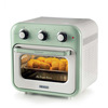 Miniatura prodotto 4632 Friggitrice ad aria e forno Vintage, 1400W, 2in1, Capacità 16L, Accessori inclusi, Timer 60 minuti, Doppio vetro, Verde