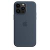 Miniatura prodotto Custodia MagSafe in silicone per iPhone 14 Pro Max - Blu tempesta