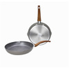 Miniatura prodotto set 2 padelle con becchi da 24+28 cm in alluminio forgiato Natural Love