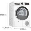 Miniatura prodotto WQG241A5IT Serie 6 Asciugatrice a pompa di calore 9 kg Classe A++
