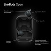 Miniatura prodotto Sony LinkBuds Open – Auricolari Bluetooth True Wireless aperti - Suono trasparente, comfort per tutto il giorno 4,8 g, alta qualità del suono, IPX4, connessione Multipoint, batteria da 22 ore, iOS e Android – Black