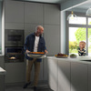 Miniatura prodotto Samsung NV7B5760WBK Forno ad incasso a Vapore Serie 5 76 L A+ Vetro Nero