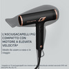 Miniatura prodotto Rowenta Nano Asciugacapelli Brushless Compatto ad Alta Velocità, Boost di Ioni Antistatici e Sensore di Temperatura per Capelli Setosi e Luminosi, 3 Impostazioni di Velocità/Temperatura, HY8310