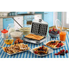 Miniatura prodotto 1973 Waffle Maker Party Time - Piastra Elettrica per Waffle - Piastre Antiaderenti - 700 Watt - Azzurro