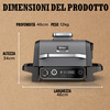 Miniatura prodotto Barbecue elettrico Ninja Woodfire con affumicatore integrato OG701EU