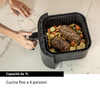 Miniatura prodotto HAF5TWA 011 6,5 L Indipendente 2000 W Friggitrice ad aria calda Nero