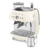 Miniatura prodotto Smeg Macchina da Caffè Espresso Manuale con macinacaffè integrato 50's Style – Panna LUCIDO – EGF03CREU