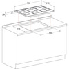 Miniatura prodotto Piano cottura a gas Hotpoint Ariston PCN 750 T (AN) R /HA