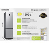 Miniatura prodotto Frigorifero Combinato Samsung EcoFlex AI 2m 390L RB38C774DSA