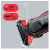 Miniatura prodotto Braun Series 5 51-R1000s Rasoio Elettrico Uomo, EasyClean, Wet&Dry, Ricaricabile, Rasoio A Lamina Senza Fili, Rosso