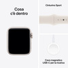 Miniatura prodotto Watch SE GPS + Cellular 40mm Cassa Alluminio Galassia con Galassia Sport Band - S/M