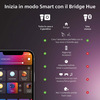 Miniatura prodotto Philips Hue White and Color Ambiance Starter Kit Bridge + 2 Lampadine Smart E27 75W