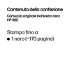 Miniatura prodotto Cartuccia originale inchiostro nero HP 302