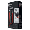 Miniatura prodotto Braun Series 3 300s Rasoio Elettrico Ricaricabile, Rasoio Da Barba Per Uomo, Rosso