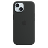 Miniatura prodotto Custodia MagSafe in silicone per iPhone 15 - Nero