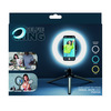 Miniatura prodotto Selfie Ring - Universale Treppiede con anello led luminoso per riprese video e selfie