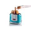 Miniatura prodotto 206 Hot Dog Maker Party Time, Macchina per fare hot dog, 650 W, 5 livelli di cottura, 4 spazi di cottura, Espulsione automatica, Azzurro