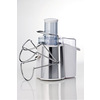 Miniatura prodotto 173 Centrika Metal - Centrifuga per estrarre succo di frutta e verdura - Beccuccio salvagoccia - Acciaio Inox - 700 Watt - Bianco e Argento