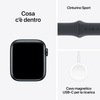 Miniatura prodotto Watch SE GPS 40mm Cassa Alluminio Mezzanotte con Mezzanotte Sport Band - S/M