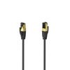 Miniatura prodotto Cavo rete Patch 8p8c M (RJ 45)/8p8c M (RJ 45), CAT 8, STP, connettori dorati, 40 Gbit/s, 1,5 metri, nero