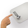 Miniatura prodotto Bilancia da cucina elettronica con funzionamento senza batterie Bianco Superficie piana Rettangolo