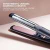 Miniatura prodotto Imetec Creativity Multistyle, Piastra per capelli Lisci o Mossi, Rivestimento ceramica, Particelle Diamante, Cheratina, Piastre Flessibili e Calde Anche Esternamente, 5 temperature 150-230°C