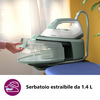 Miniatura prodotto PSG3010/70 Ferro da stiro generatore di vapore, 2400W, 1.4L, Piastra in ceramica, Serbatoio estraibile