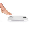 Miniatura prodotto Smart Body Scale Bilancia pesapersone elettronica con funzionamento senza batterie Quadrato Bianco